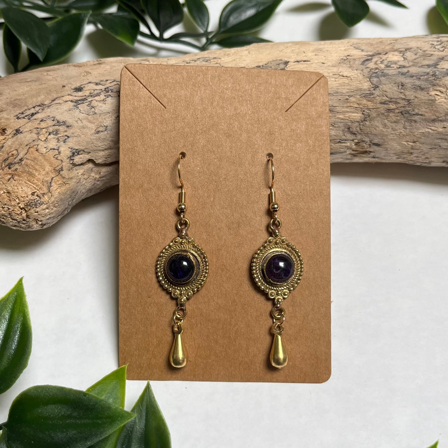 Earrings Amethyst