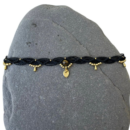 Tiger’s Eye Anklet