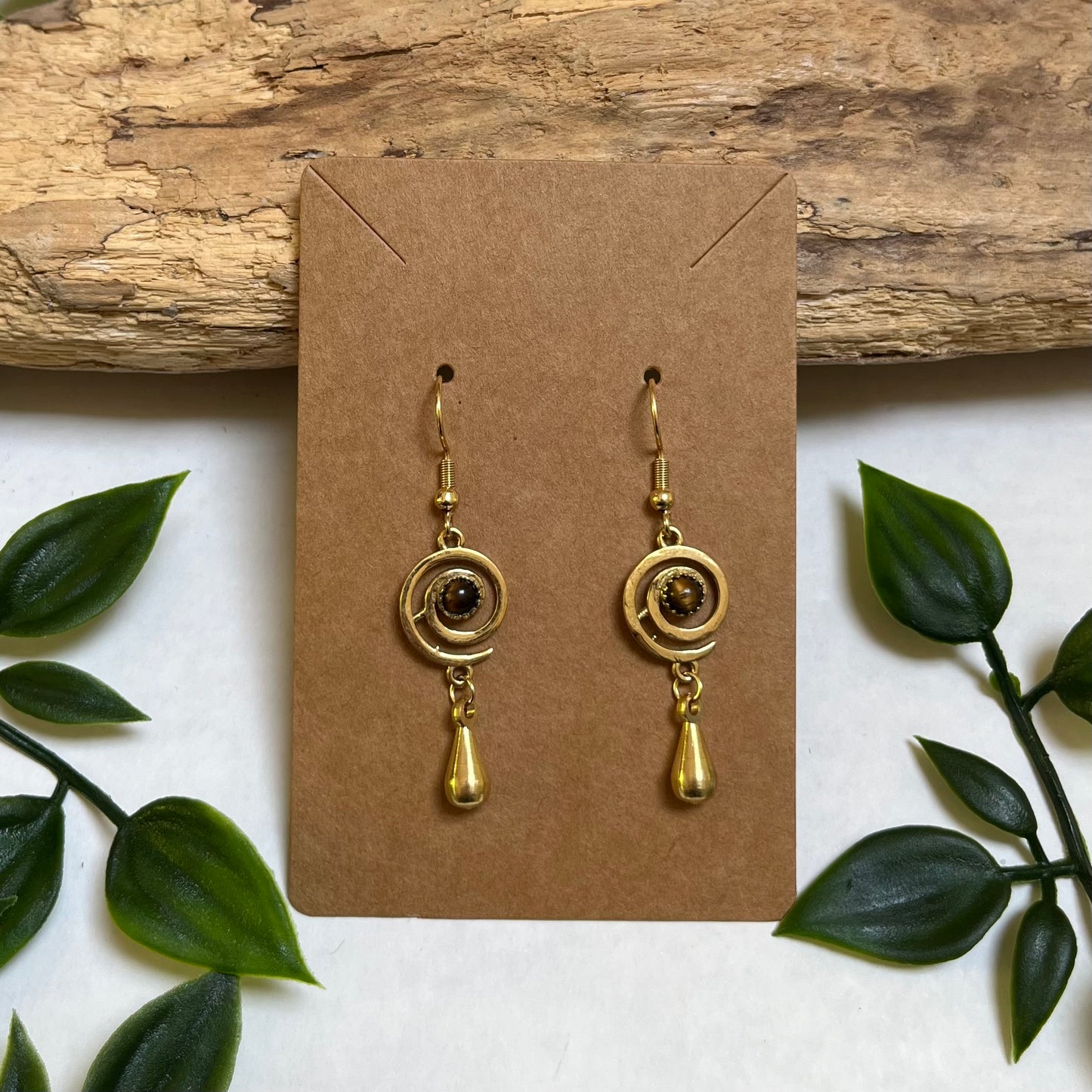 Earrings Tiger’s Eye