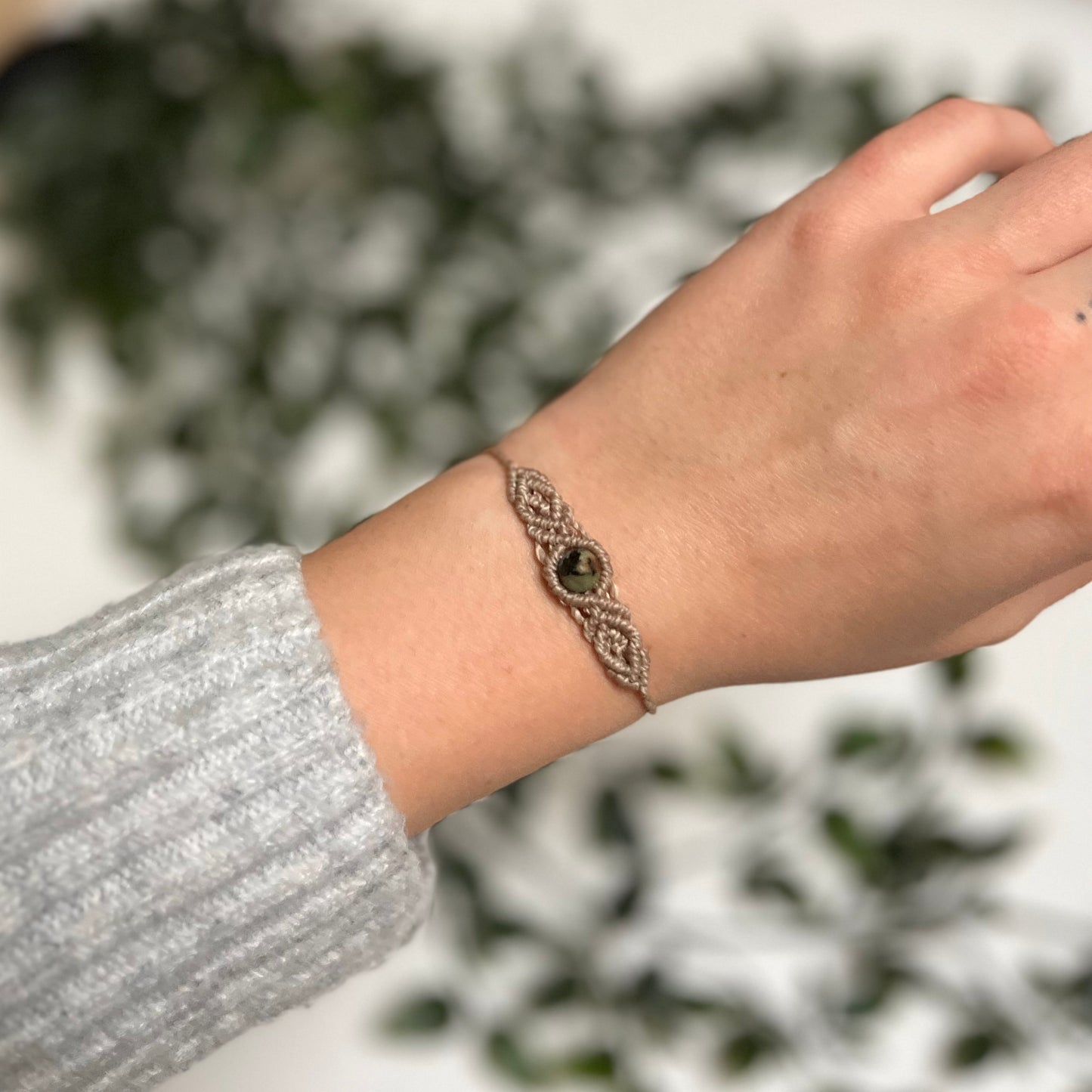 Zapestnica s kristalom Afriški turkiz