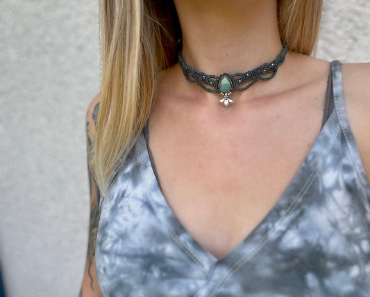 Ogrlica s kristalom Amazonit