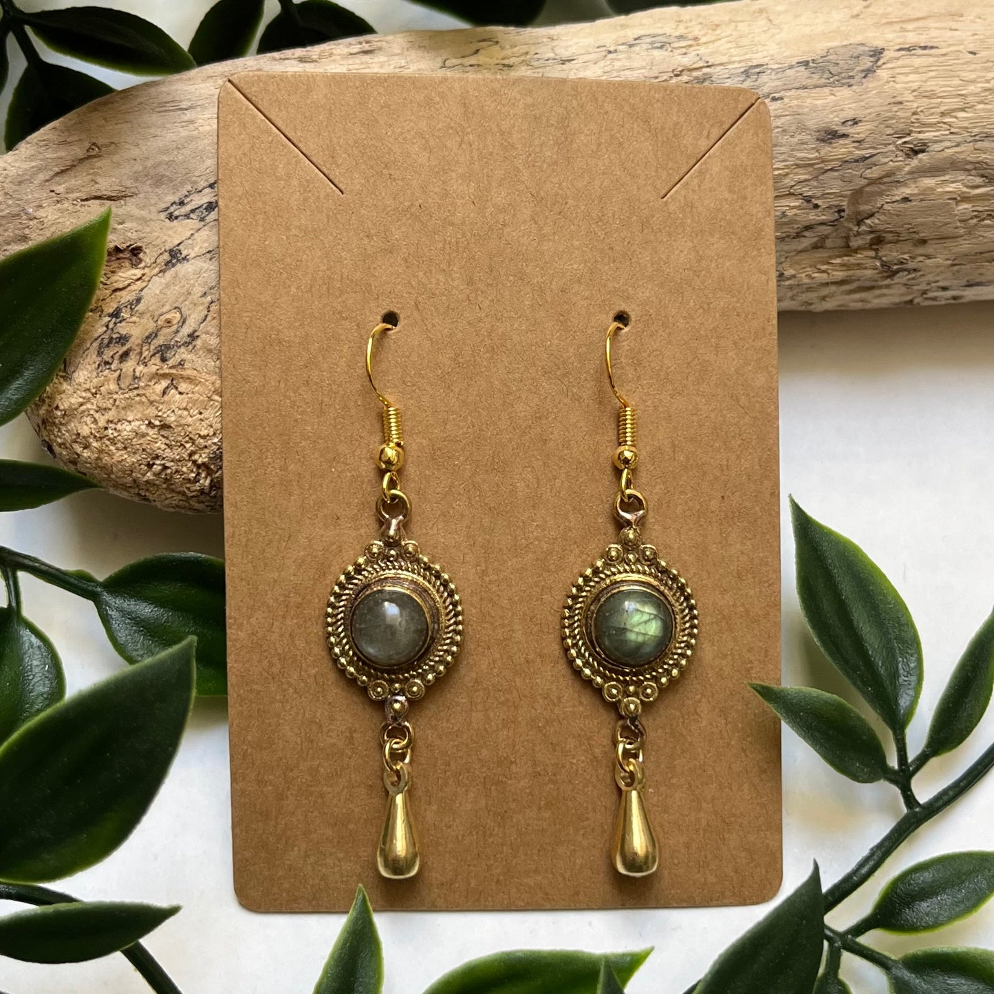 Earrings Labradorite