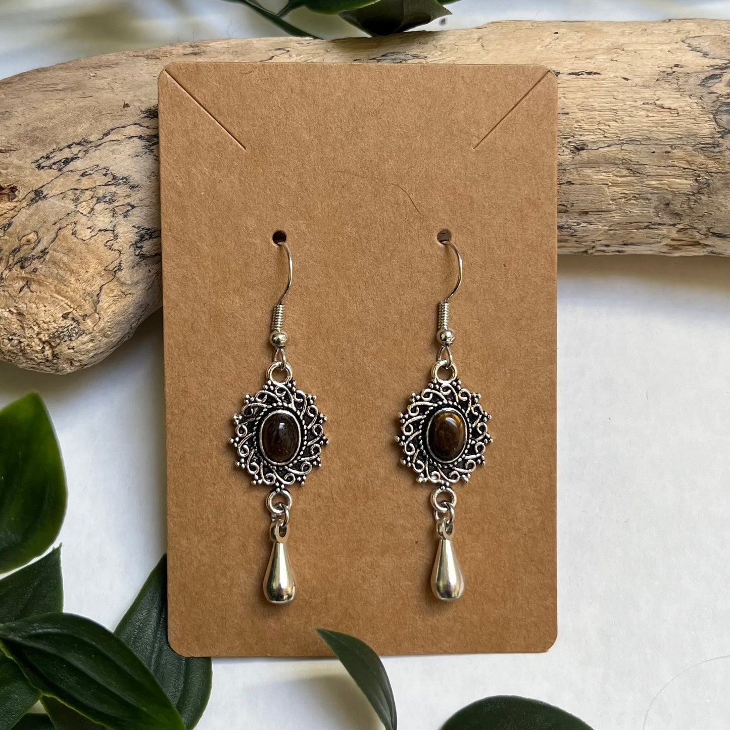 Earrings Tiger’s Eye