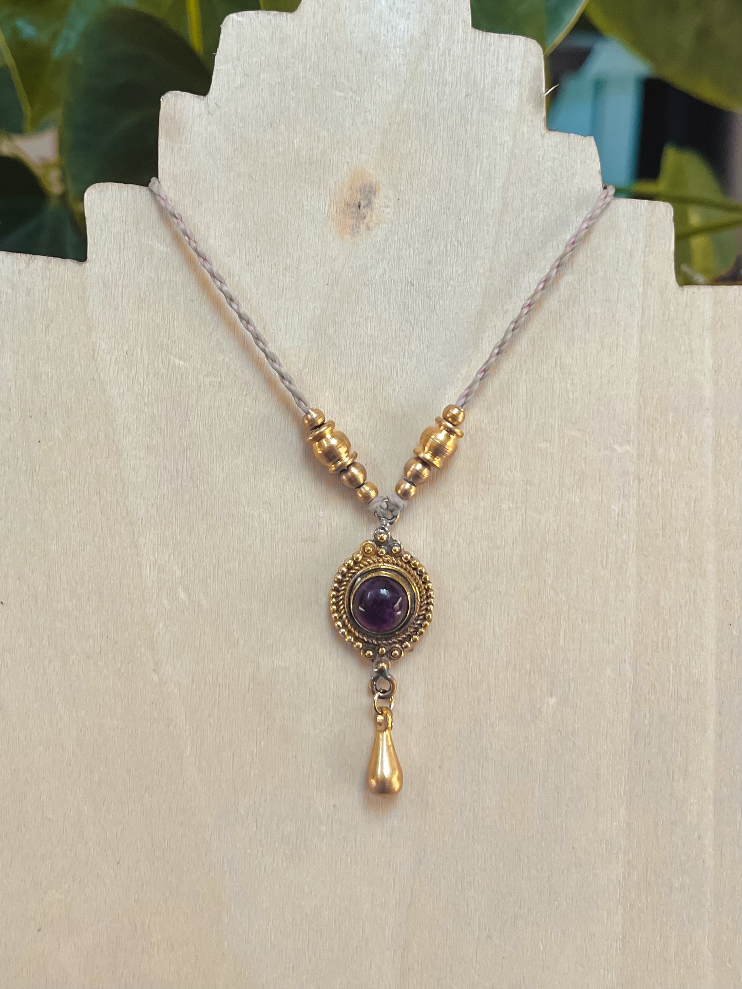 Amethyst Pendant Necklace