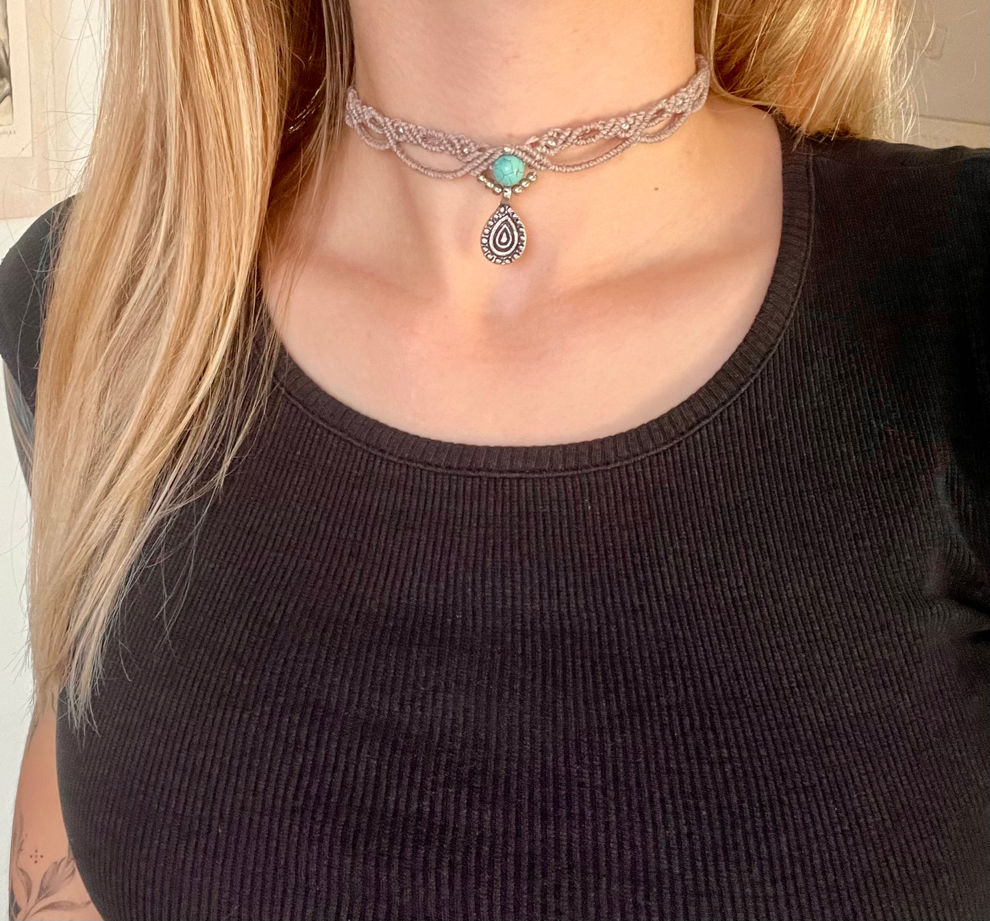 Turquoise Choker Necklace