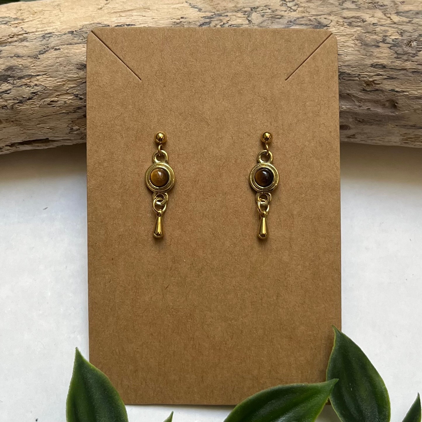 Earrings Tiger’s Eye