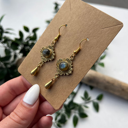 Labradorite Earrings