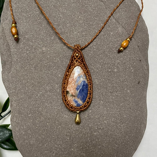 Sodalite Amulet Necklace