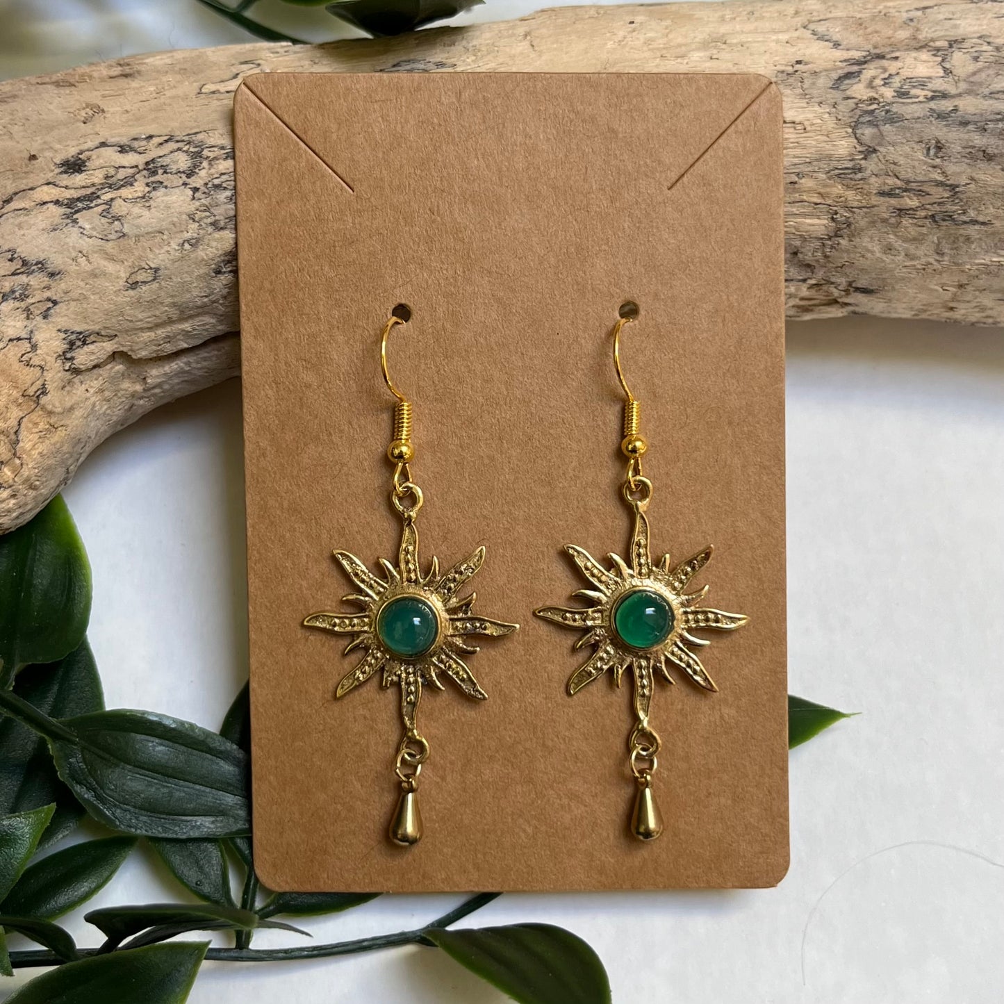 Earrings Aventurine