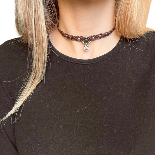 Emerald Choker Necklace