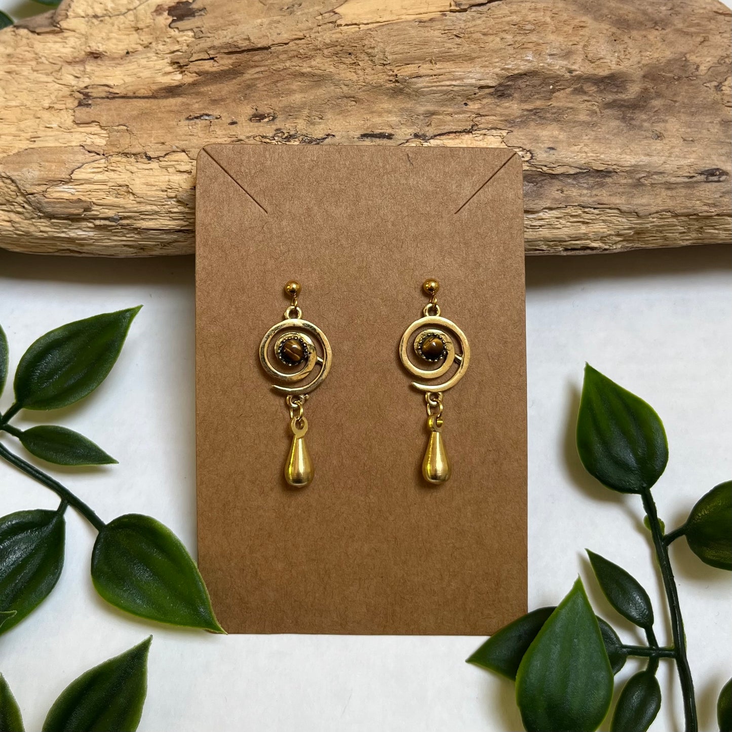 Earrings Tiger’s Eye