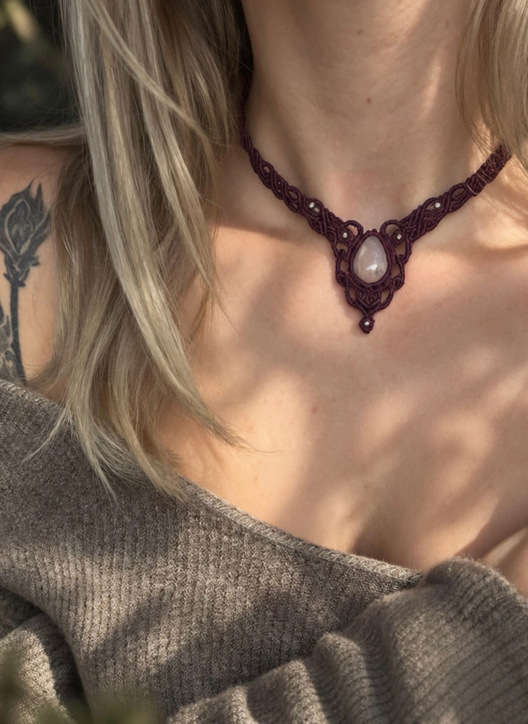 Clear Quartz Necklace