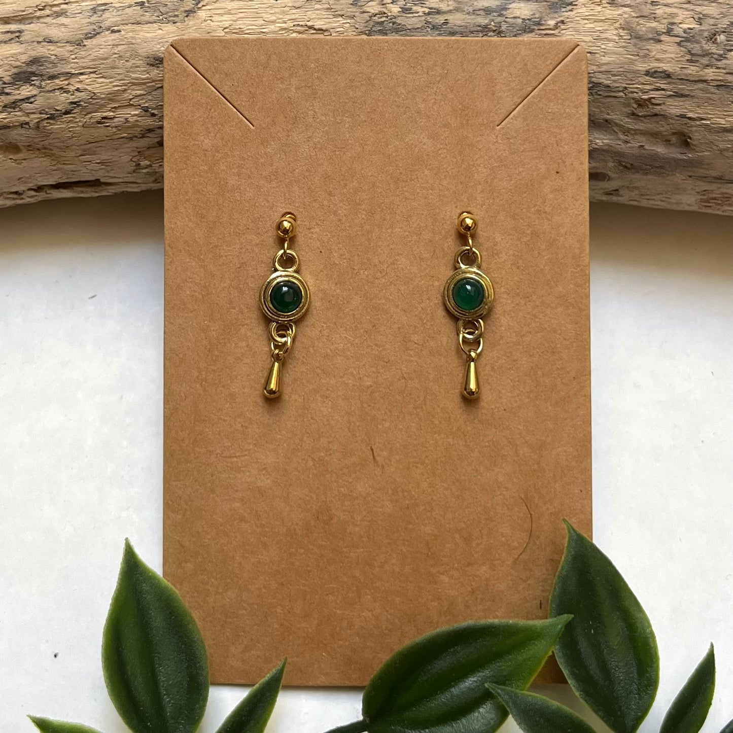 Earrings Aventurine