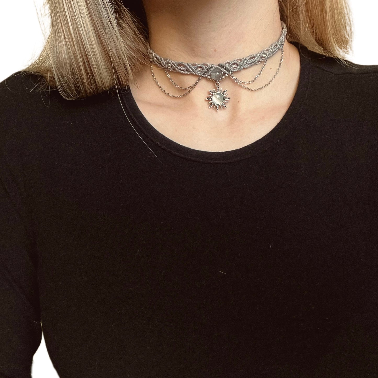 Labradorite Choker Necklace