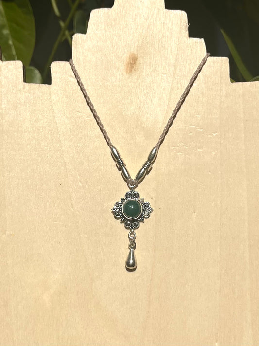 Aventurine Pendant Necklace