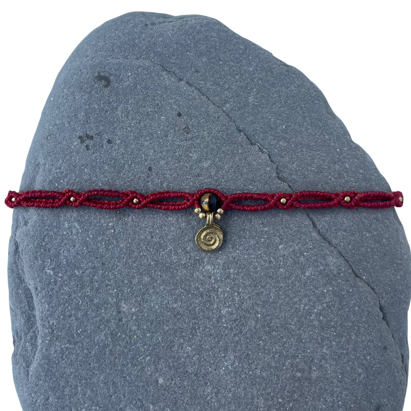 Tiger’s Eye Anklet