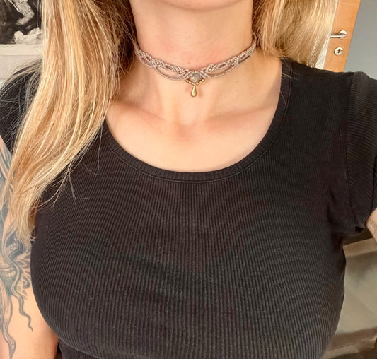 Labradorite Choker Necklace