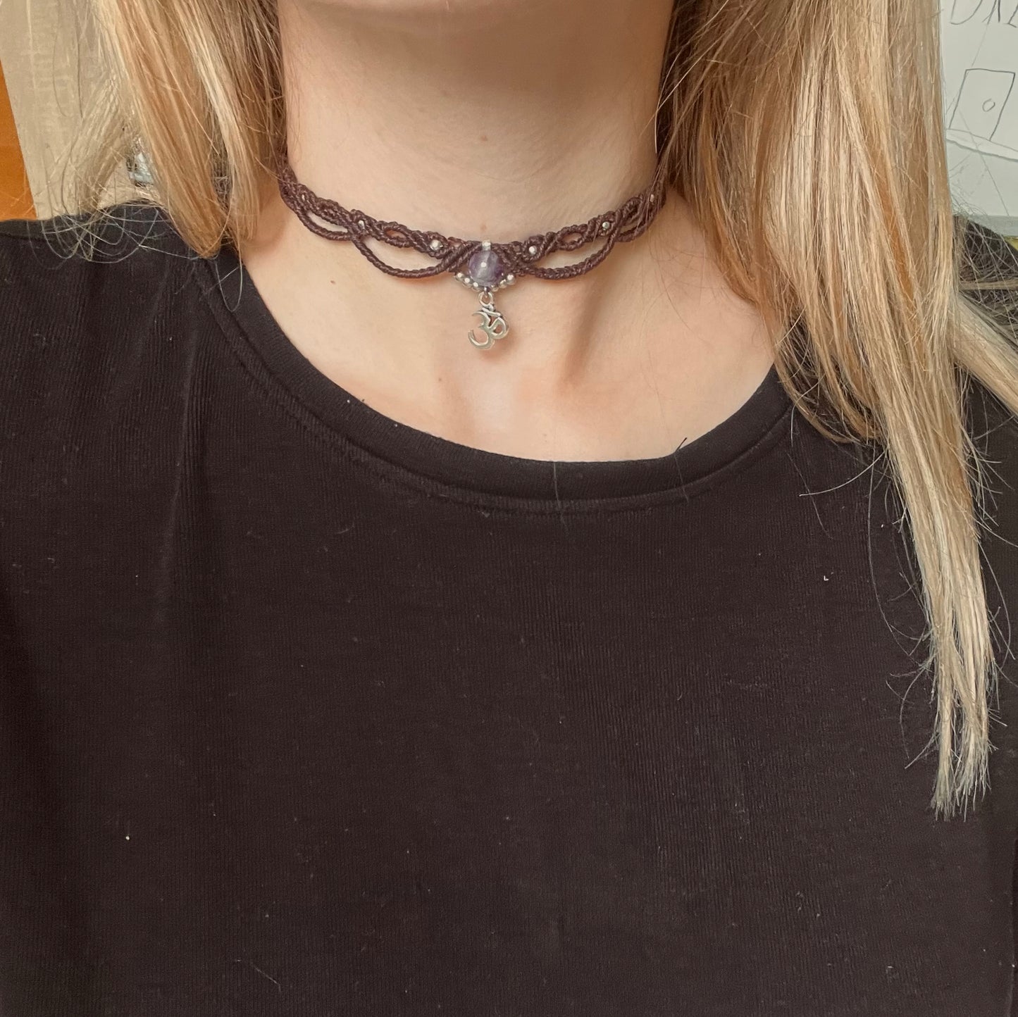 Amethyst Choker Necklace