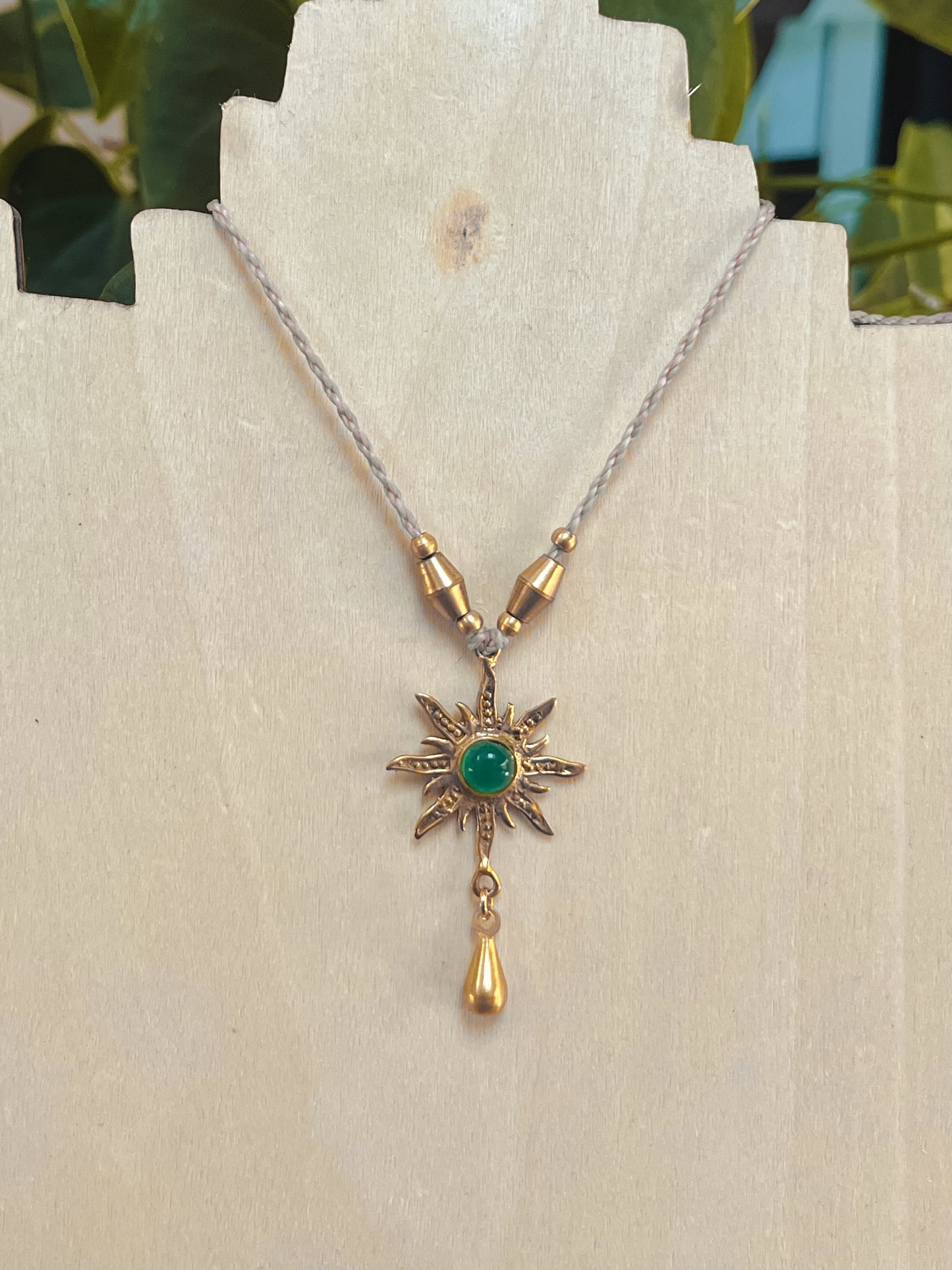 Aventurine Pendant Necklace