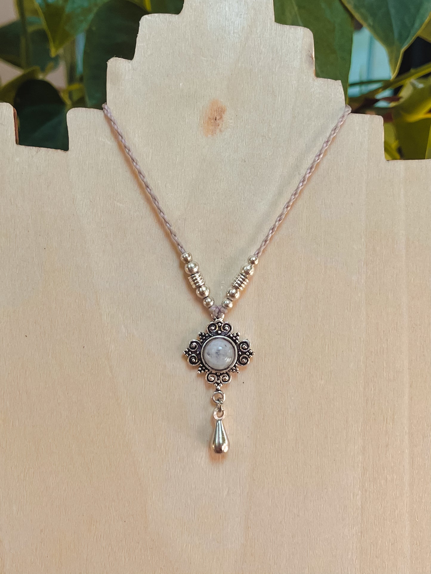 Moonstone Pendant Necklace