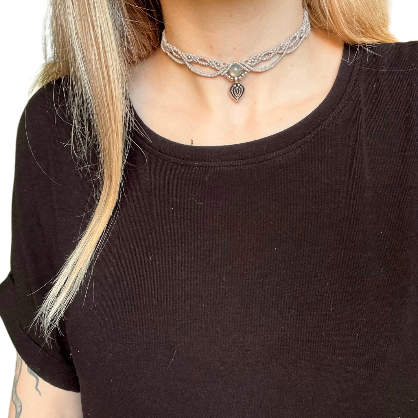 Labradorite Choker Necklace