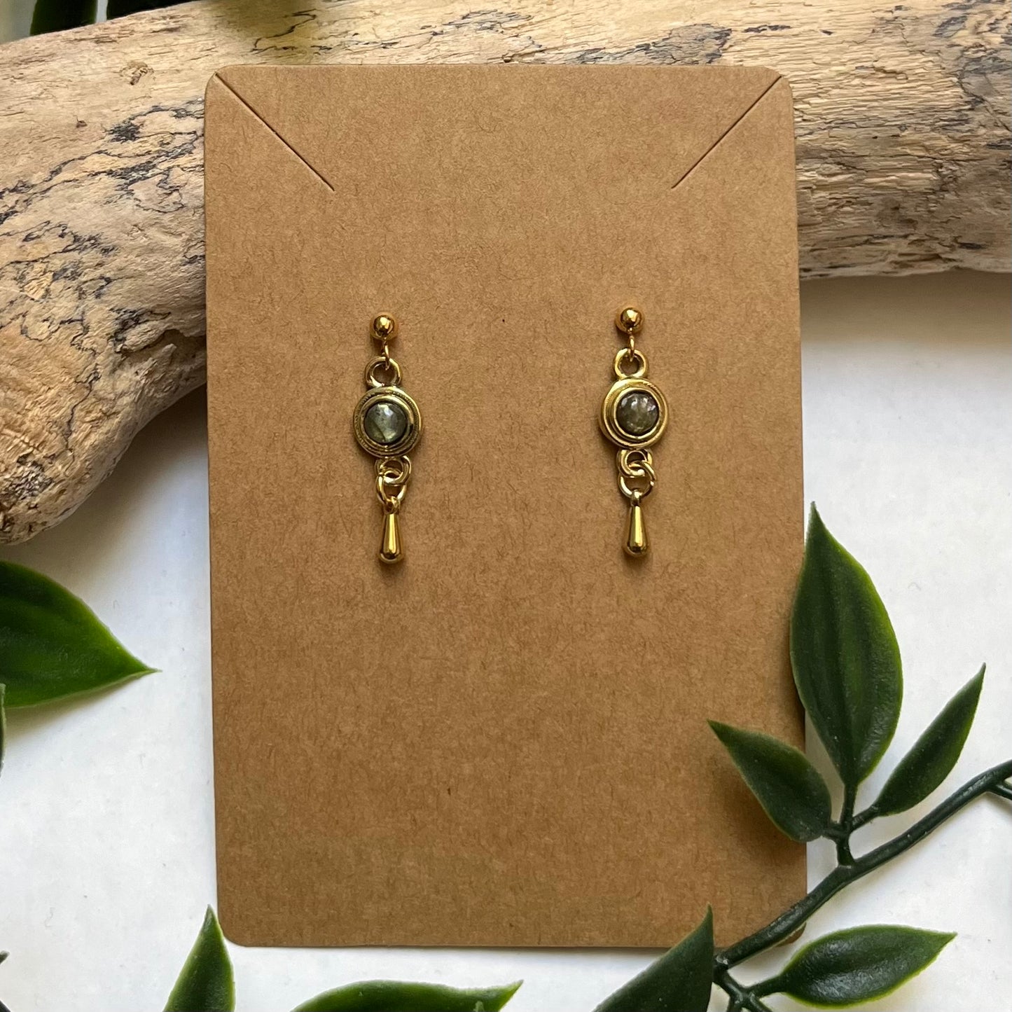 Earrings Labradorite