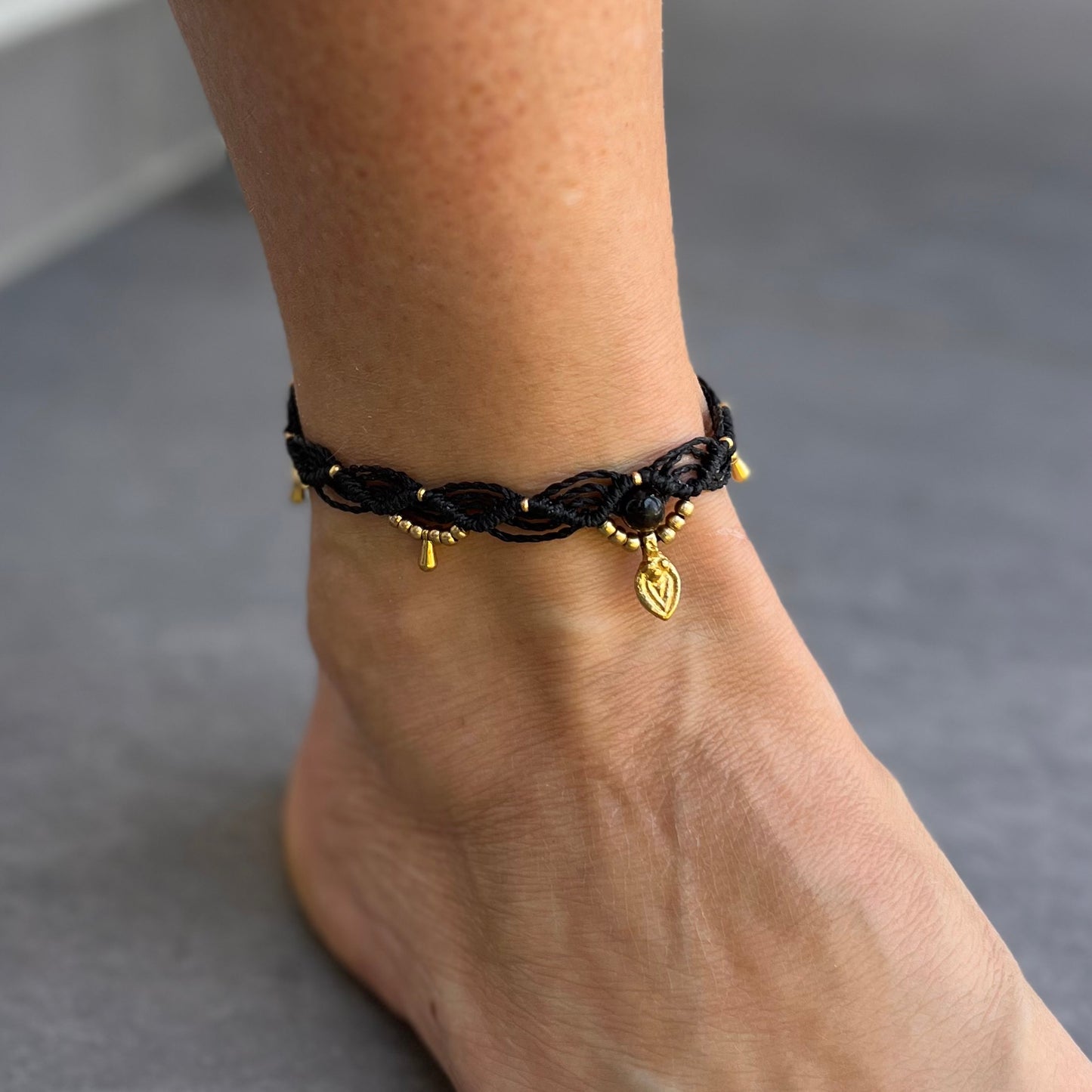 Tiger’s Eye Anklet