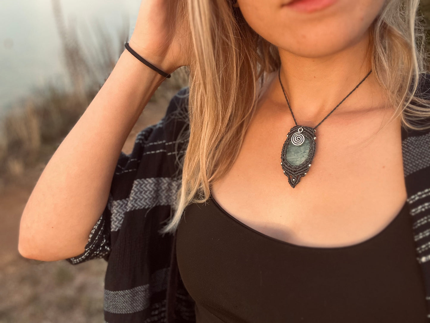 Amazonite Amulet Necklace