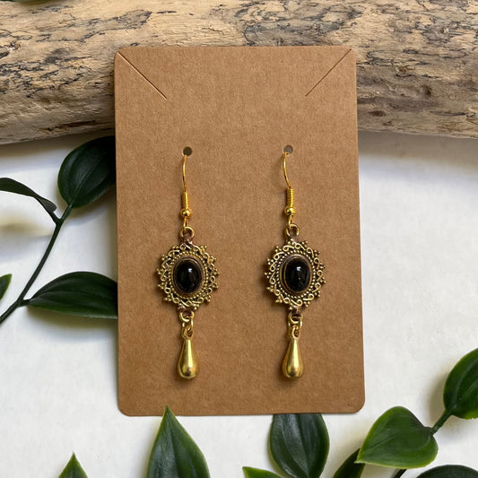 Earrings Onyx