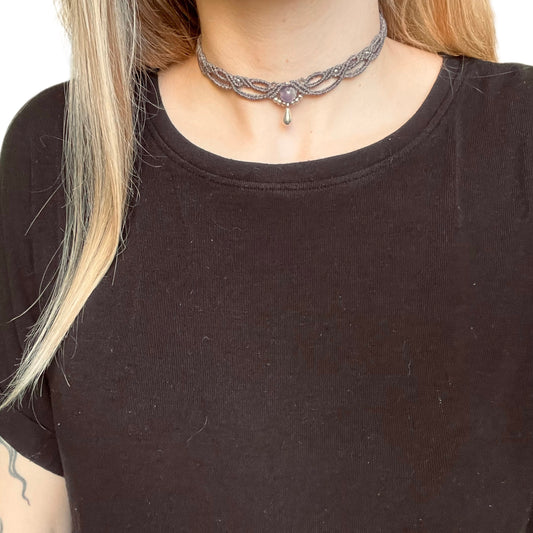 Amethyst Choker Necklace