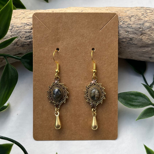 Labradorite Earrings