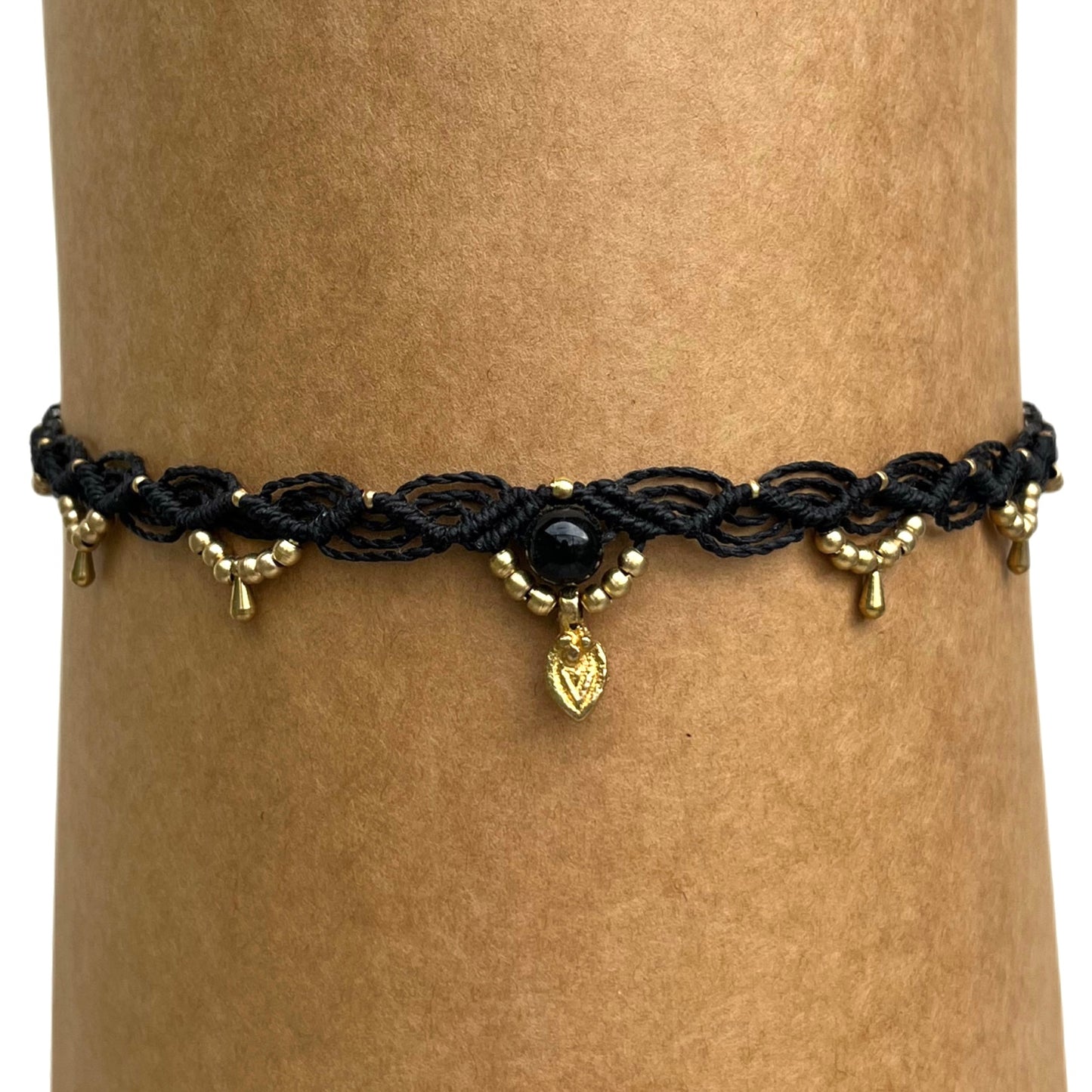Black Agate Choker Necklace