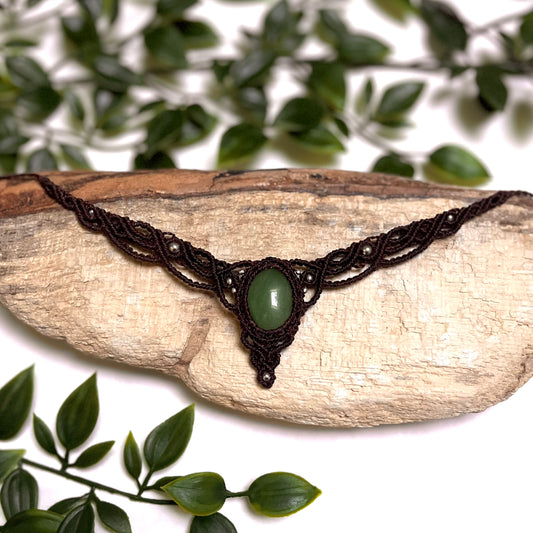 Ogrlica s kristalom Zeleni aventurin