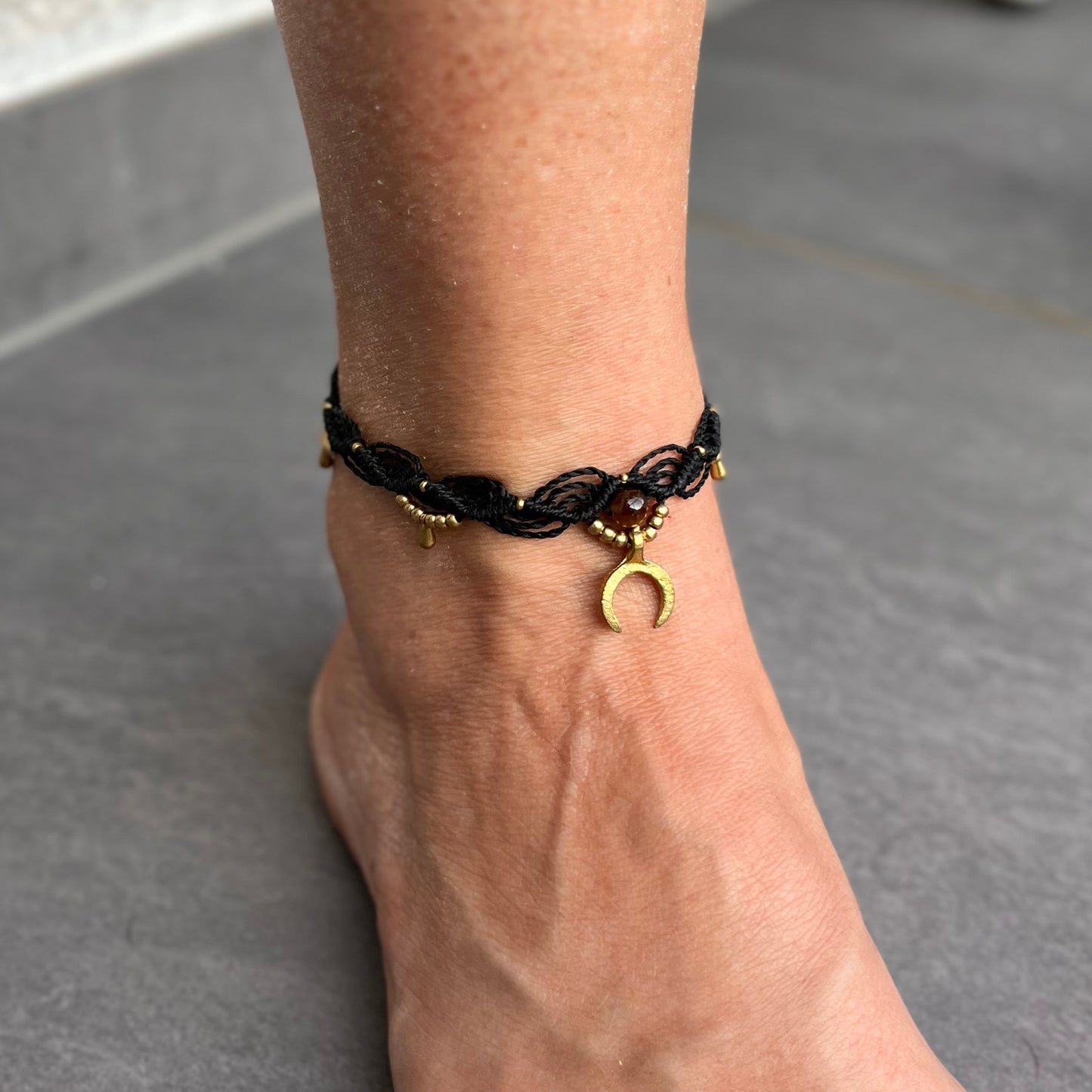 Tiger’s Eye Anklet