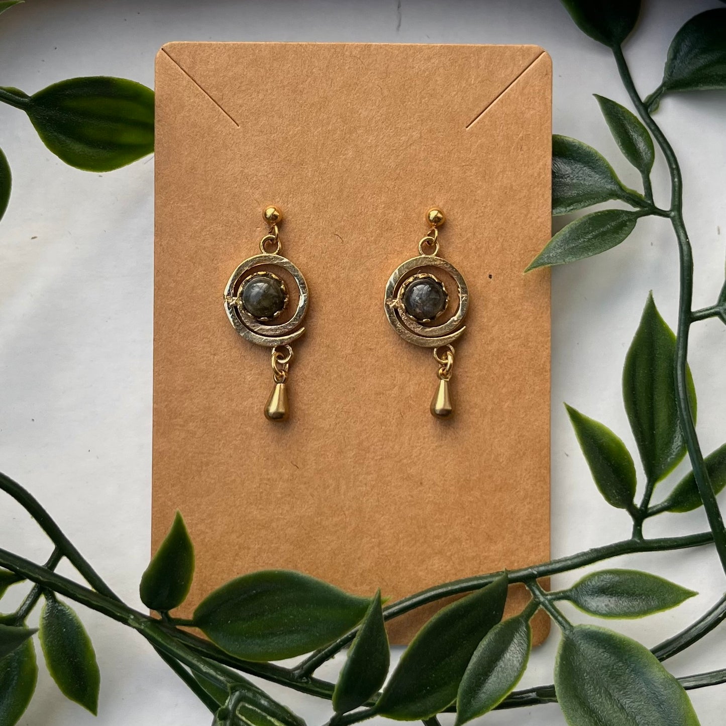 Labradorite Earrings