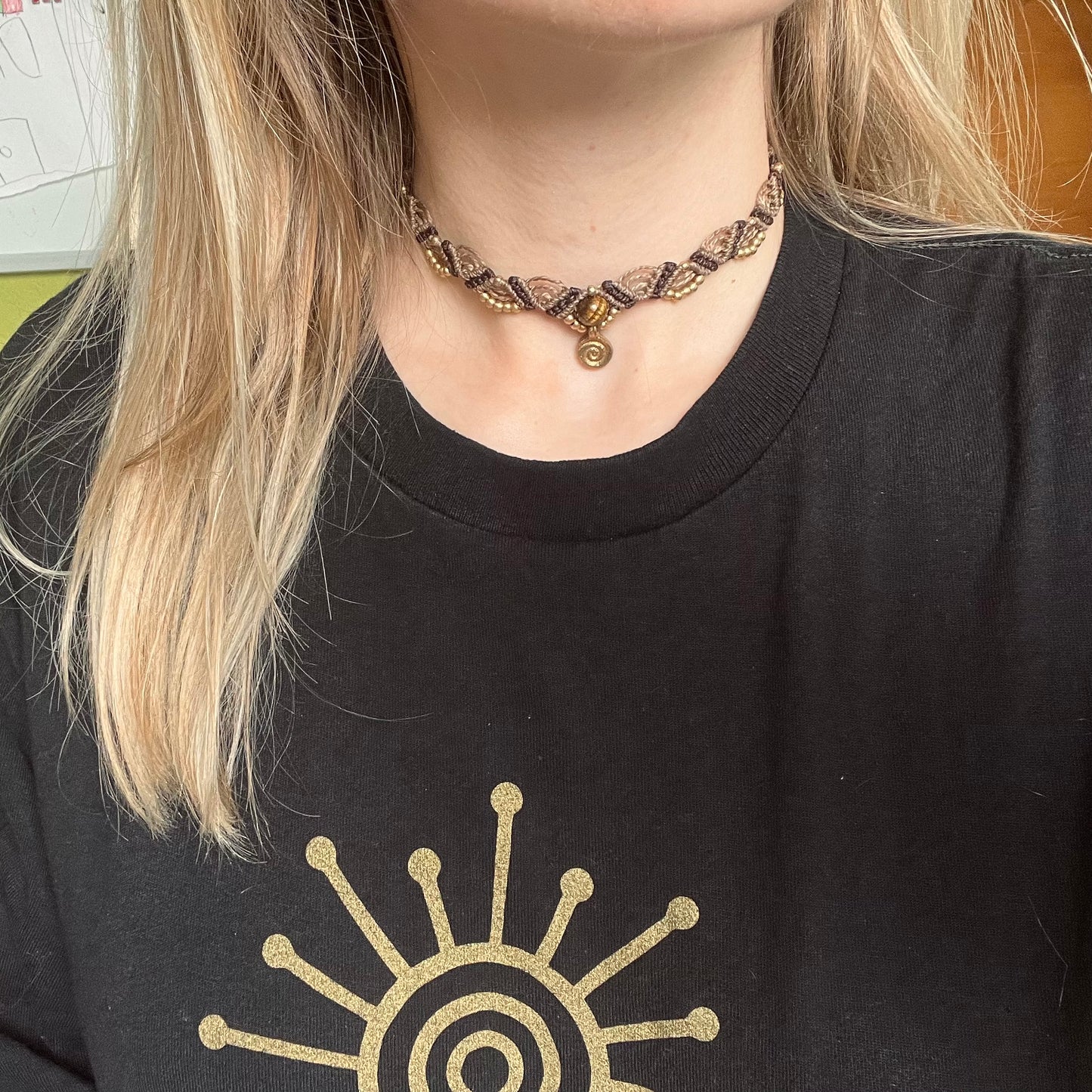 Tiger’s Eye Choker Necklace