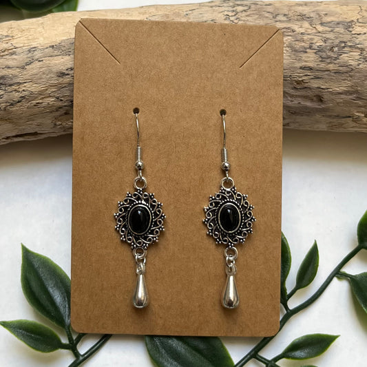 Earrings Onyx