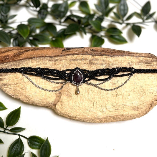 Amethyst Choker Necklace
