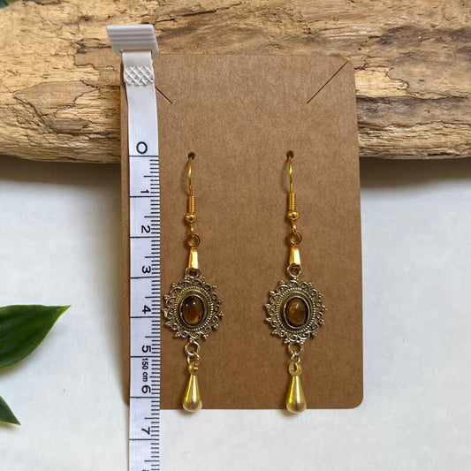 Earrings Tiger’s Eye