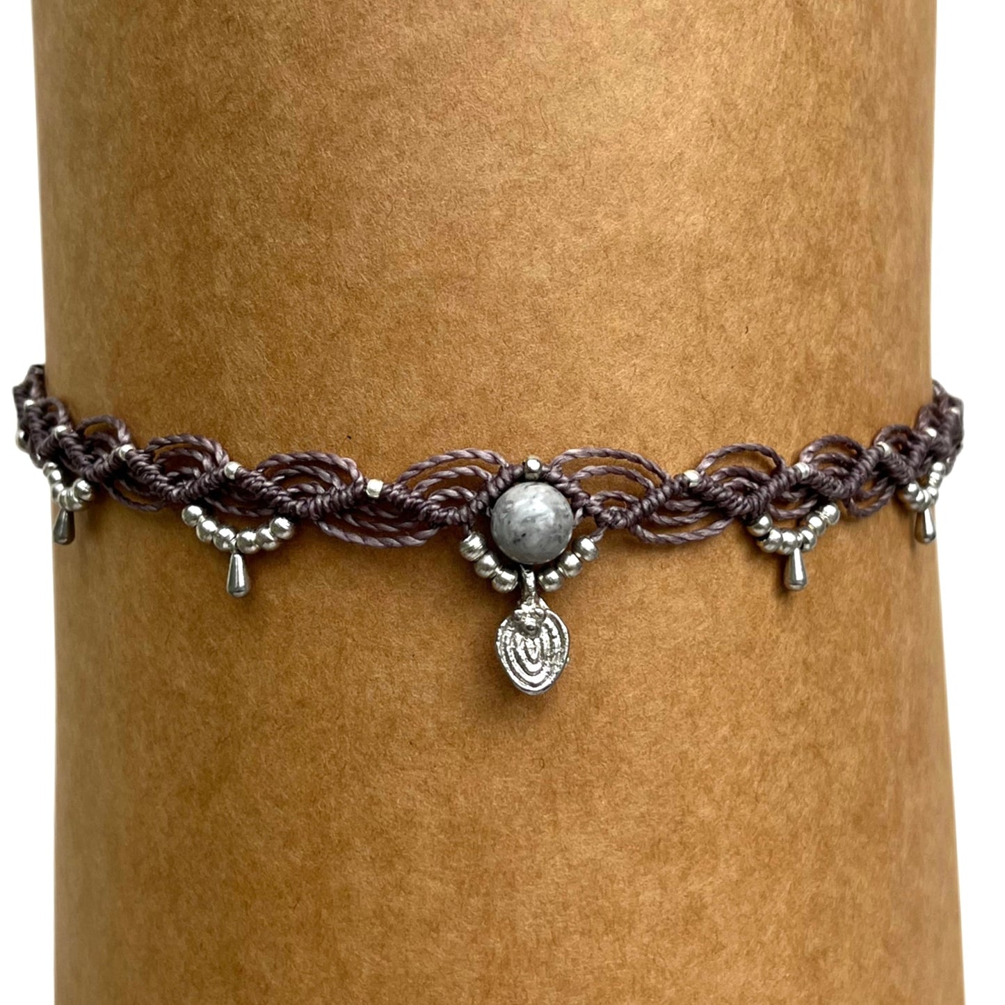 Map Jasper Choker Necklace