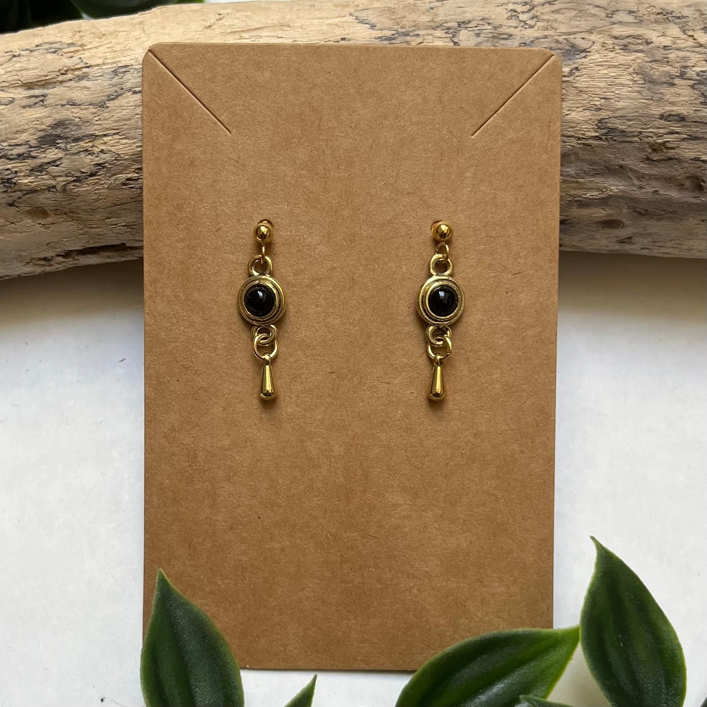 Earrings Onyx