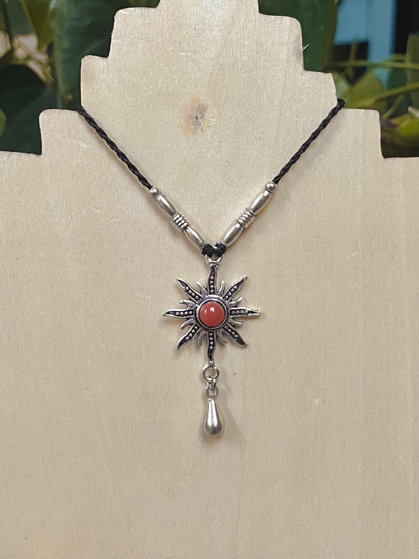 Carnelian Pendant Necklace