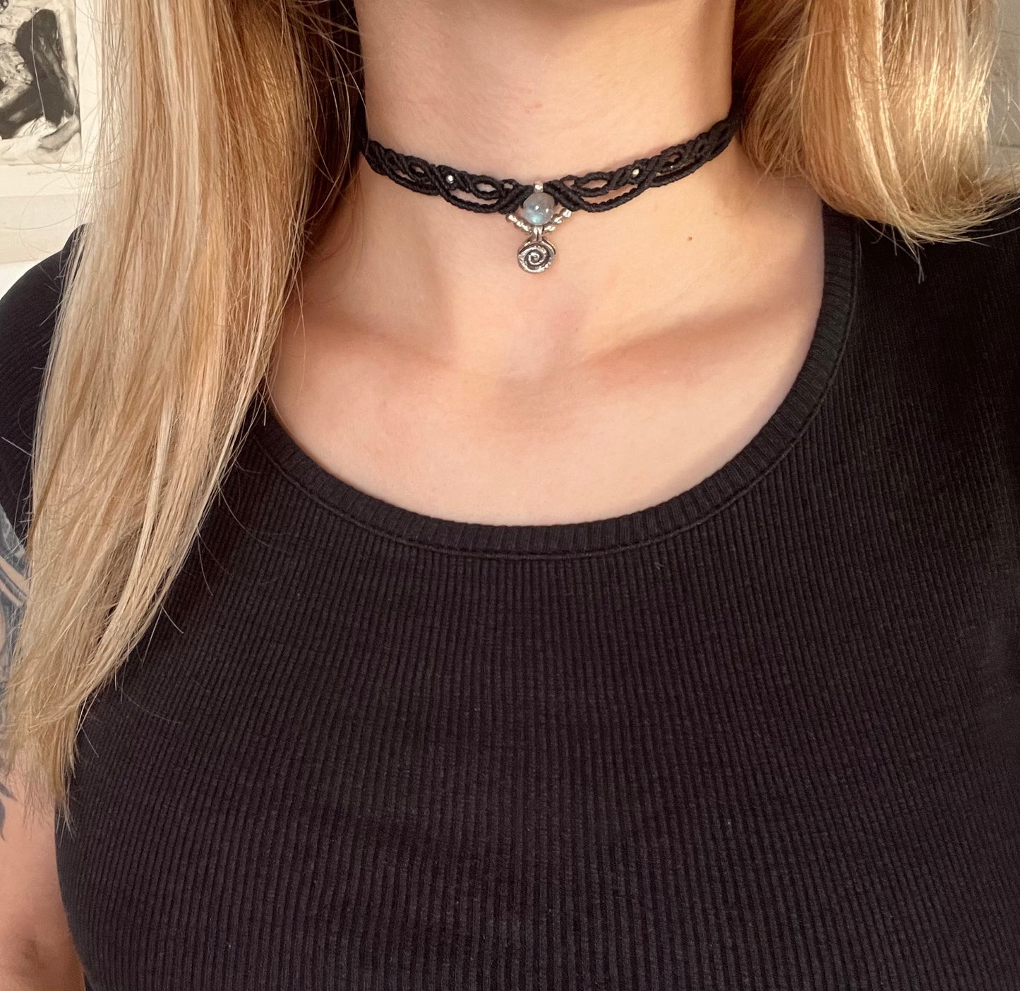 Labradorite Choker Necklace