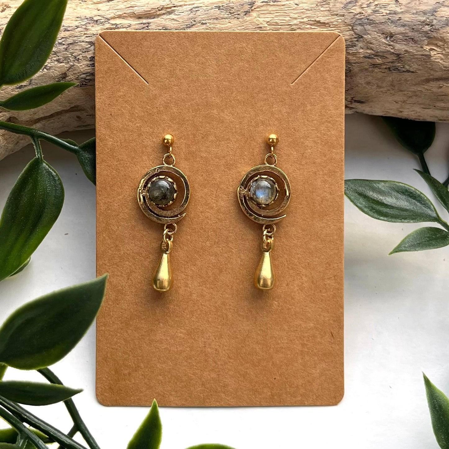 Labradorite Earrings