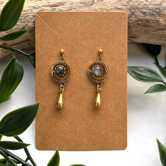 Labradorite Earrings