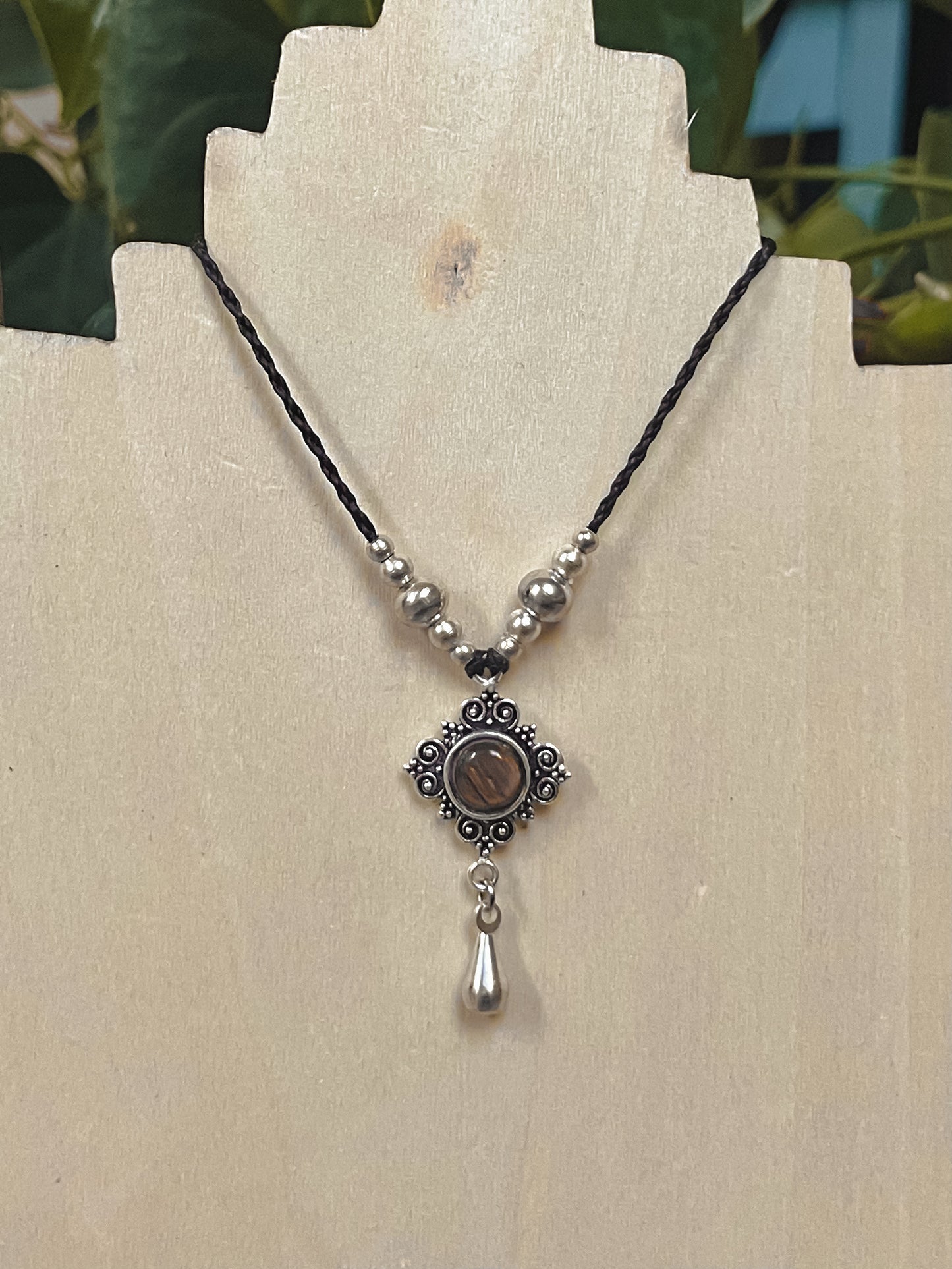 Tiger’s Eye Pendant Necklace