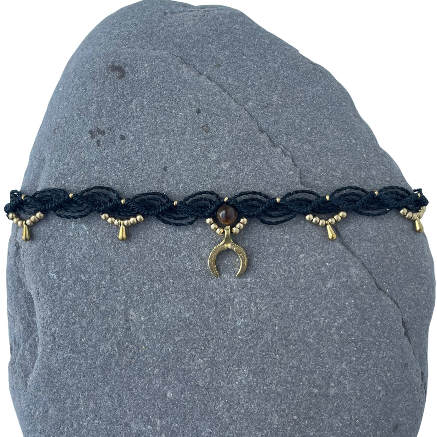 Tiger’s Eye Anklet